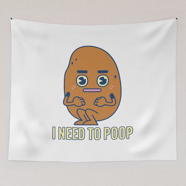 Item preview, Potato need to poop designed and sold by Larrix.