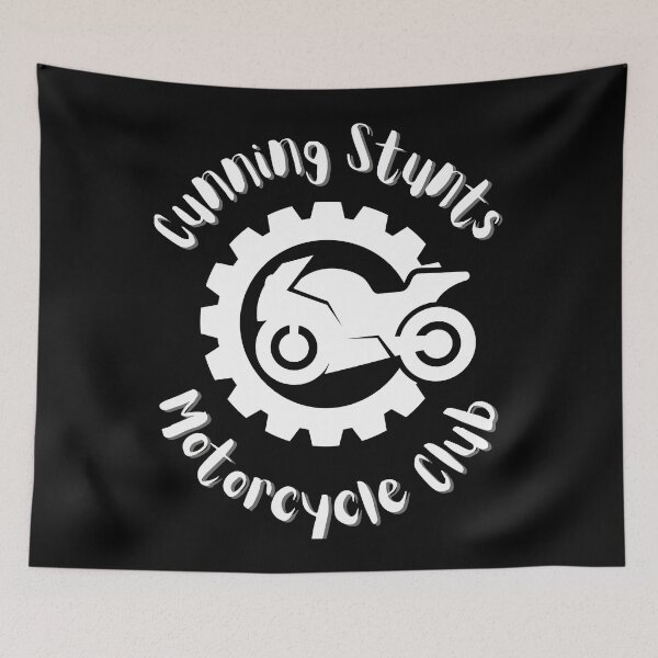 Item preview, Cunning stunts, motorcycle club, funny bikers, motorcycle , off road bikers designed and sold by allycat57.