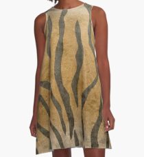 Tiger Skin A-Line Dress