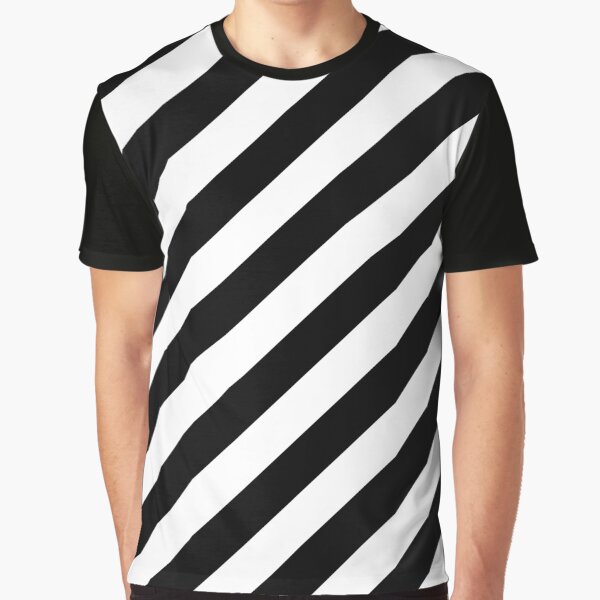 Item preview, Black and White Diagonal Stripe Pencil Skirt designed and sold by deanworld.