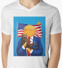 American Catastrophe Men's V-Neck T-Shirt