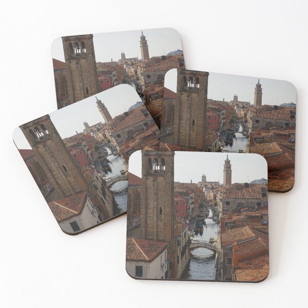Item preview, Red Rooftops of Venice  designed and sold by Georgia Mizuleva.
