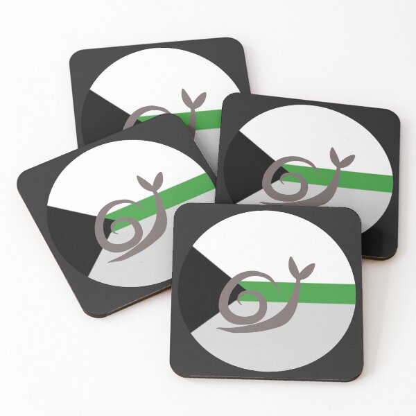 Item preview, Demiromantic Minimalist Pride Snail Logo designed and sold by PrideSnails.
