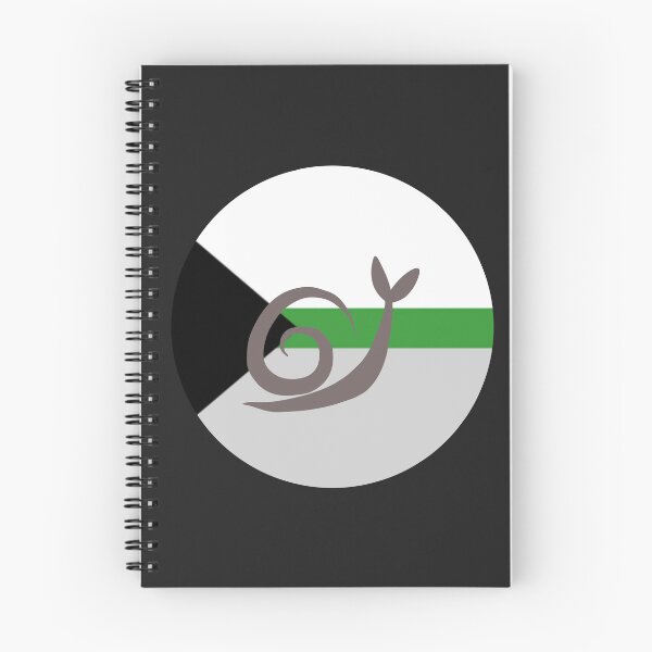 Item preview, Demiromantic Minimalist Pride Snail Logo designed and sold by PrideSnails.