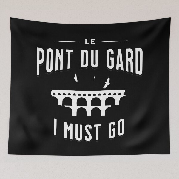 Item preview, France Famous French Pont du Gard designed and sold by GraphismNinja.