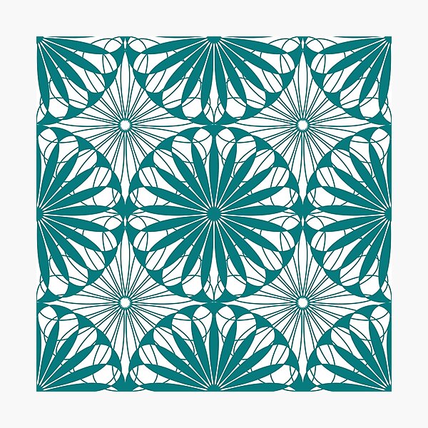 Aperçu de l'œuvre Tuile Espagnole - Moonflower créée et vendue par MerryMakewell.