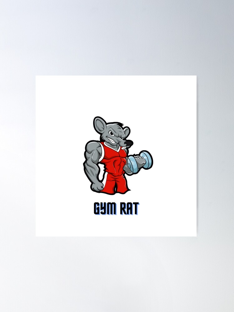 GYM RAT, WORKOUT :) | Art Board Print