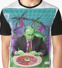 Vaporwave Putin Graphic T-Shirt