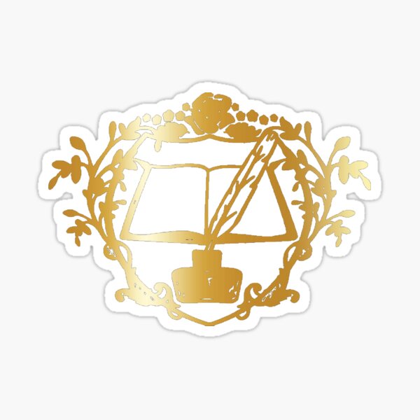 Item preview, Ascendance of a bookworm golden logo | Myne's Crest designed and sold by AKR-Hobby.