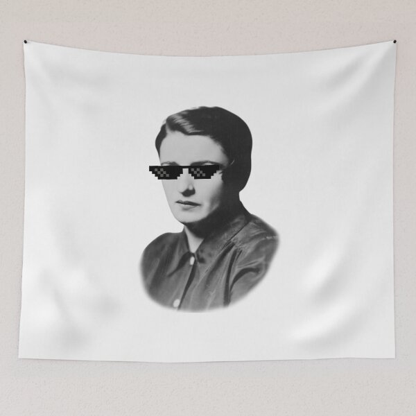 Item preview, Ayn Rand swag 3 designed and sold by Heloisa Facchin.