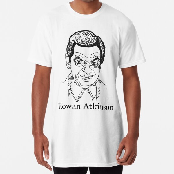 Rowan Atkinson portrait t shirt Rowan Atkinson Mr. Bean t shirt