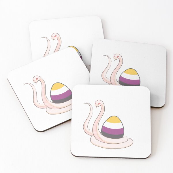 Item preview, Non-binary pride snake designed and sold by Niva-lis.