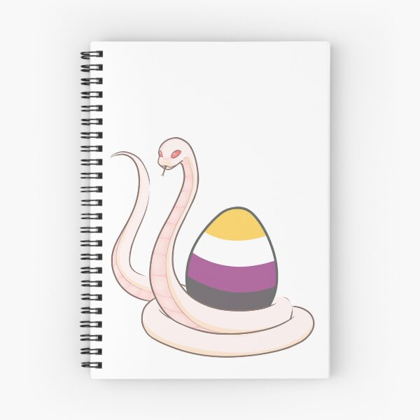Aperçu de l'œuvre Serpent fierté non-binaire créée et vendue par Niva-lis.