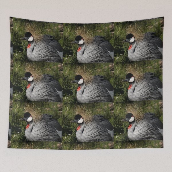 Item preview, Portrait of an African Grey Crowned Crane designed and sold by Georgia Mizuleva.