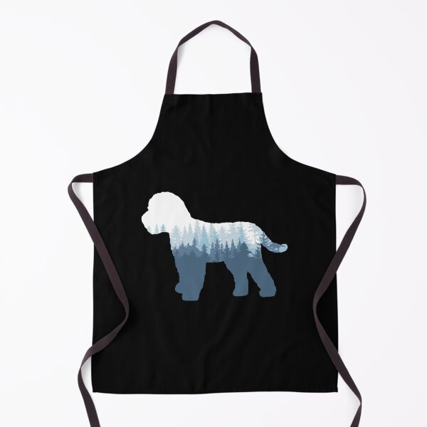 Artikelvorschau, Cockapoo-Gekritzel-Hundeschattenbild-Gebirgsnatur entworfen und verkauft von thepawster.