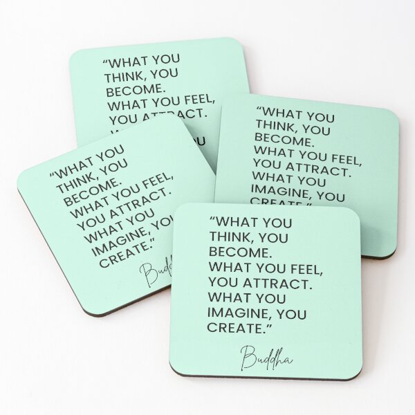 Item preview, Buddha inspirational quote designed and sold by LeapArtsQuotes.