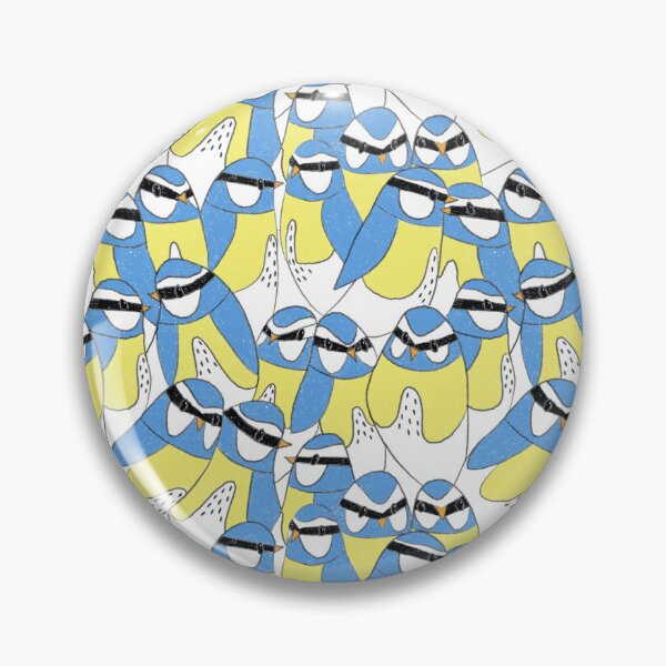 Item preview, Flock of Blue Tits designed and sold by RosalieReeves.