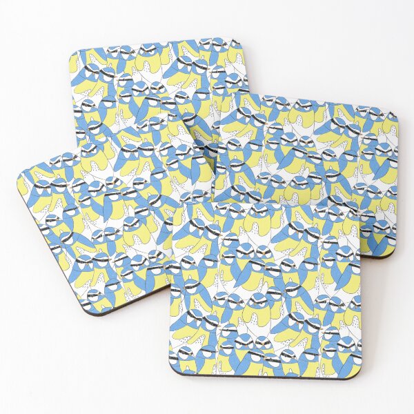 Item preview, Flock of Blue Tits designed and sold by RosalieReeves.