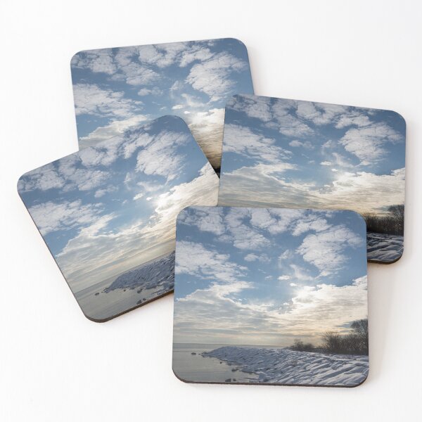 Item preview, Brilliant Sunshine After the Snowstorm – a Winter Beach on Lake Ontario designed and sold by Georgia Mizuleva.