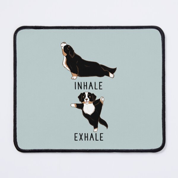 Item preview, Inhale Exhale Bernese Mountain Dog Yoga designed and sold by thepawster.