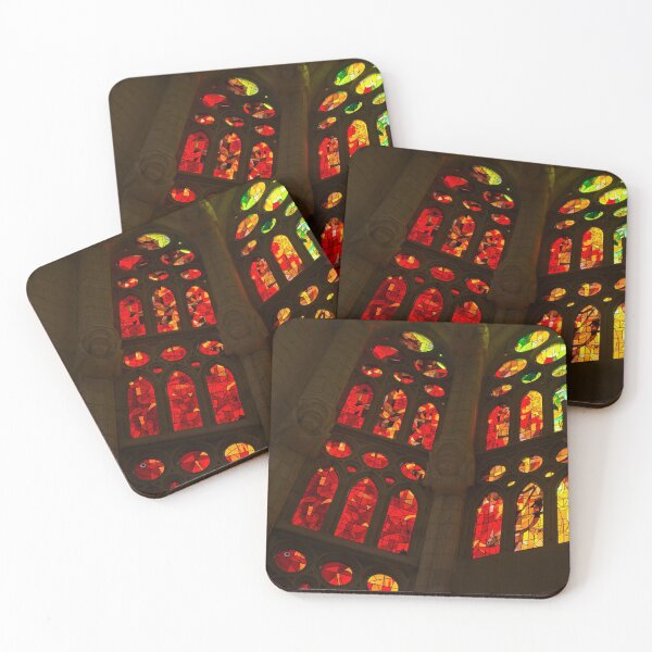 Item preview, Glorious Reds and Yellows - Sagrada Familia Stained Glass Windows designed and sold by Georgia Mizuleva.
