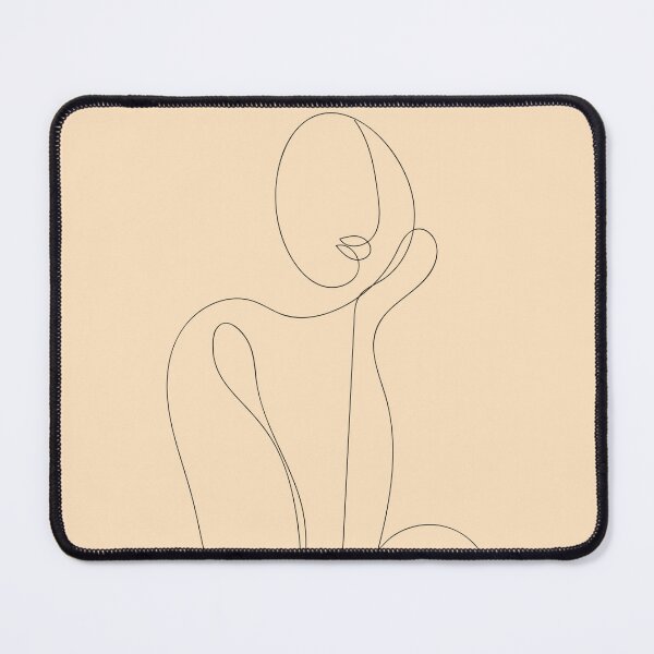 Item preview, Female Body Line Art, Fashion Print designed and sold by technicolorable_art.