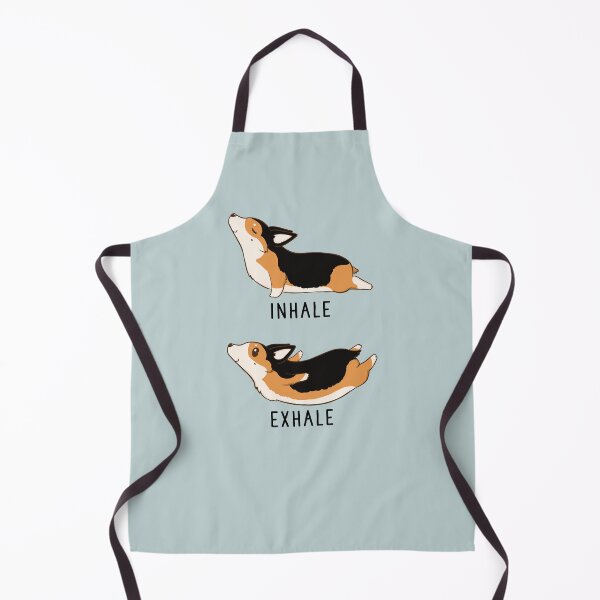 Item preview, Inhale Exhale Tri Color Corgi Yoga designed and sold by thepawster.