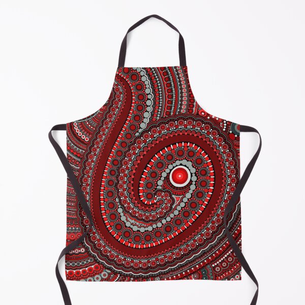 Item preview, Red mandala pattern designed and sold by Marvelous Nachie.
