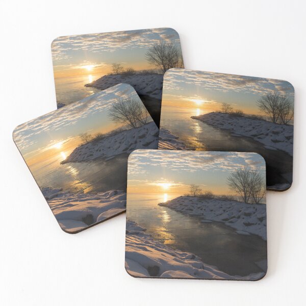 Item preview, Sunshine on the Ice - Lake Ontario, Toronto, Canada designed and sold by Georgia Mizuleva.