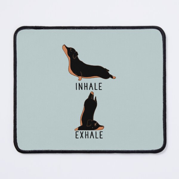Item preview, Inhale Exhale Dachshund Yoga designed and sold by thepawster.