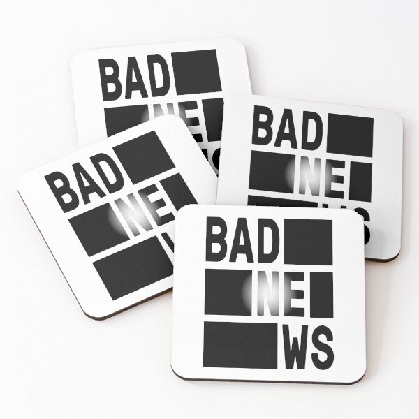 Item preview, Bad News  designed and sold by The Happiness Market .