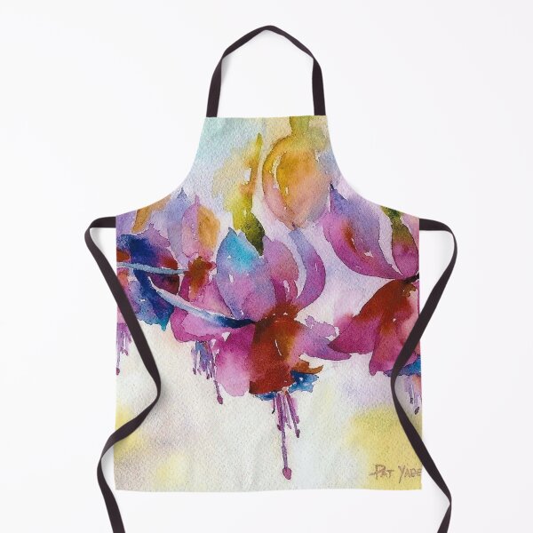 Item preview, Dancing Fuchsias Watercolor designed and sold by Pat Yager.