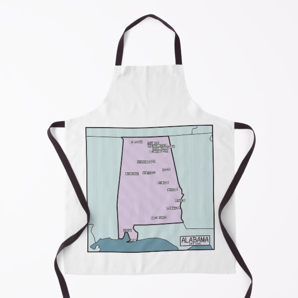 Item preview, Alabama State Parks Map designed and sold by FinlayMcNevin.