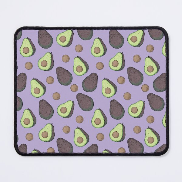Item preview, Pattern with cut avocados on lilac background.  designed and sold by hmorena.