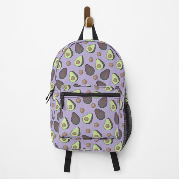 Item preview, Pattern with cut avocados on lilac background. designed and sold by hmorena.