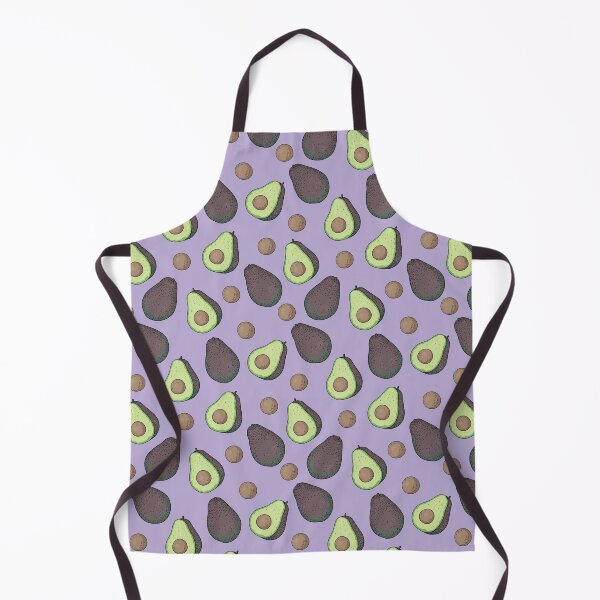 Item preview, Pattern with cut avocados on lilac background. designed and sold by hmorena.