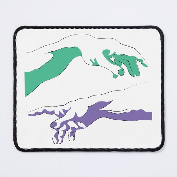 Item preview, Creation of Adam minimal drawing Art Print designed and sold by DianaMelnyk.