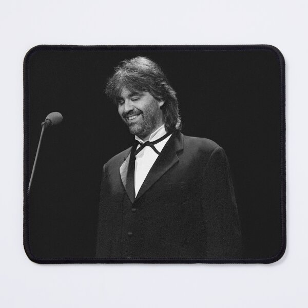 Item preview, Andrea Bocelli - BW Photograph designed and sold by ConcertImages.
