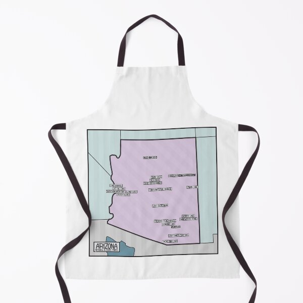 Item preview, Arizona National and State Parks Map designed and sold by FinlayMcNevin.