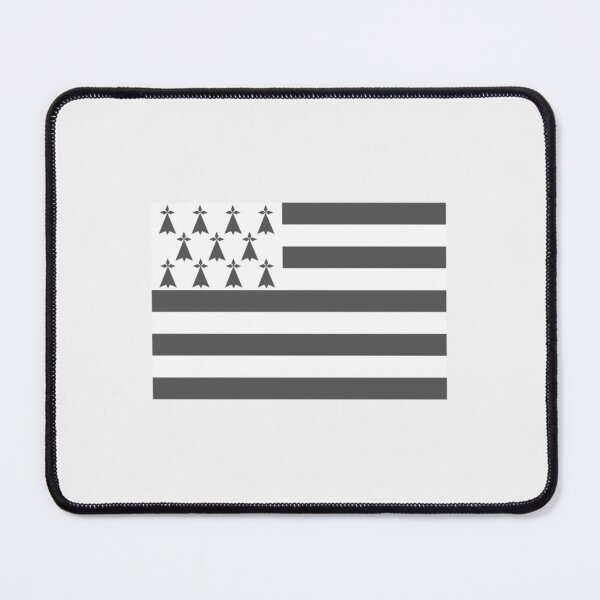Item preview, Flag of Brittany Drapeau Breton Gwenn-ha-du Ermine black and White HD HIGH QUALITY ONLINE STORE-Limited Edition | Gift Perfect designed and sold by stacyjanes.