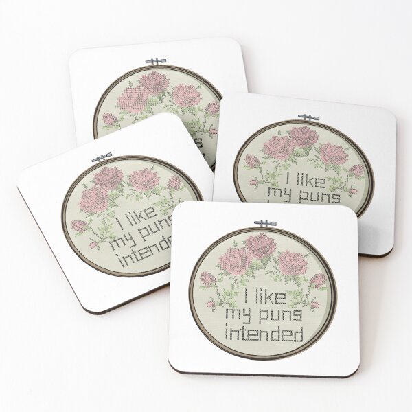 Item preview, Cross-stitch- I like my Puns Intended designed and sold by For Art Sake.