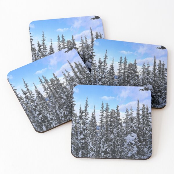 Item preview, Snow Covered Pine Trees designed and sold by ClarissaFlora.