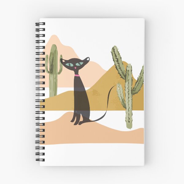 Item preview, Atomic Kitty Sitting in the Desert of Palm Springs designed and sold by LisWilliams.