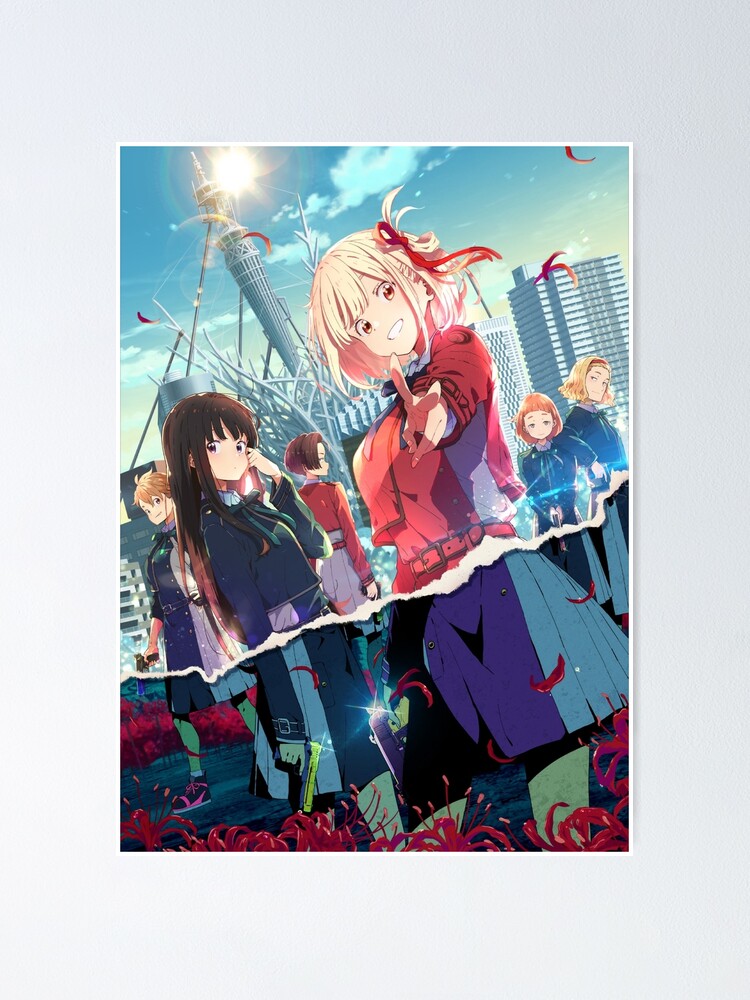 Lycoris Recoil Anime Poster for Sale by Unique Ry