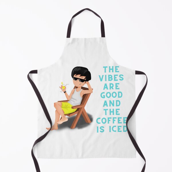 Item preview, the vibes are good and the coffee is iced designed and sold by Zakaria-4.