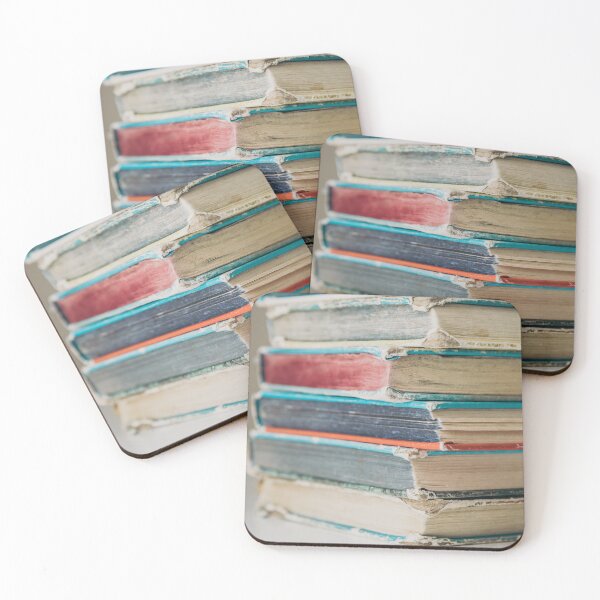 Item preview, Colorful Vintage Hardcover Book Stack designed and sold by Amy Mitchell.