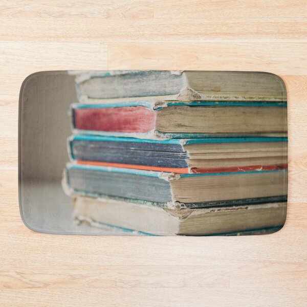 Item preview, Colorful Vintage Hardcover Book Stack designed and sold by Amy Mitchell.