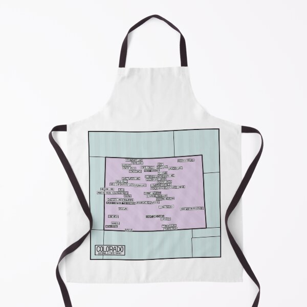 Item preview, Colorado National and State Parks Map designed and sold by FinlayMcNevin.