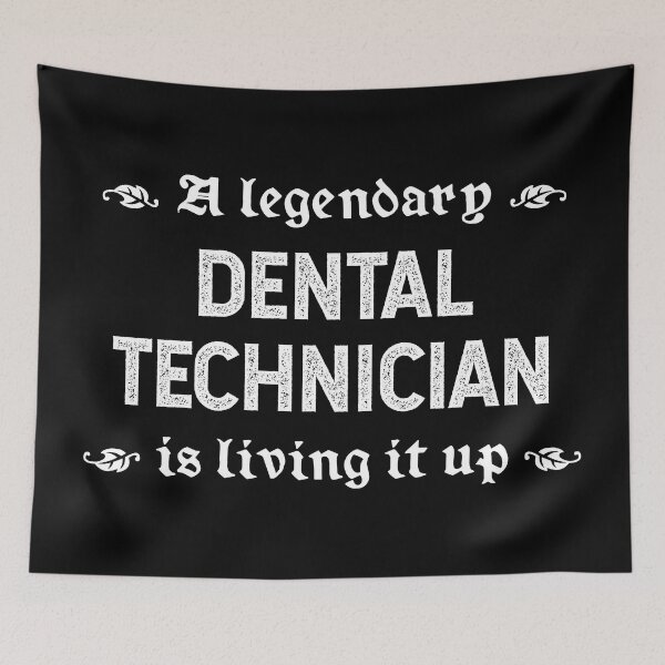 Item preview, A Legendary Dental Technician Is Living It Up designed and sold by TimespunThreads.