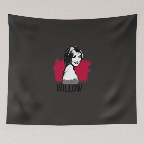 Item preview, Willow Design - Red with Black Text (BtVS) designed and sold by wanekaum.